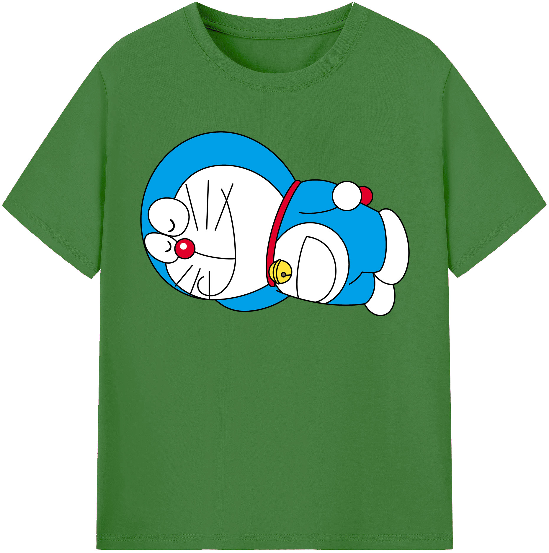 （画像用） ドラえもん Doraemon レディースカジュアルプリントTシャツ（綿100％）